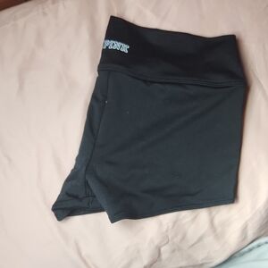 PINK Victoria's Secret Black Athletic Shorts